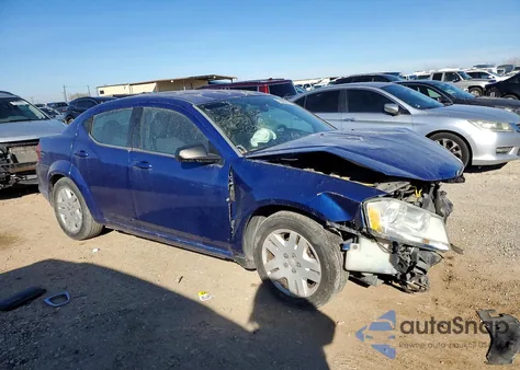 2012 Dodge Avenger Se z USA, uszkodzony, nr VIN 1C3CDZAB2CN260076